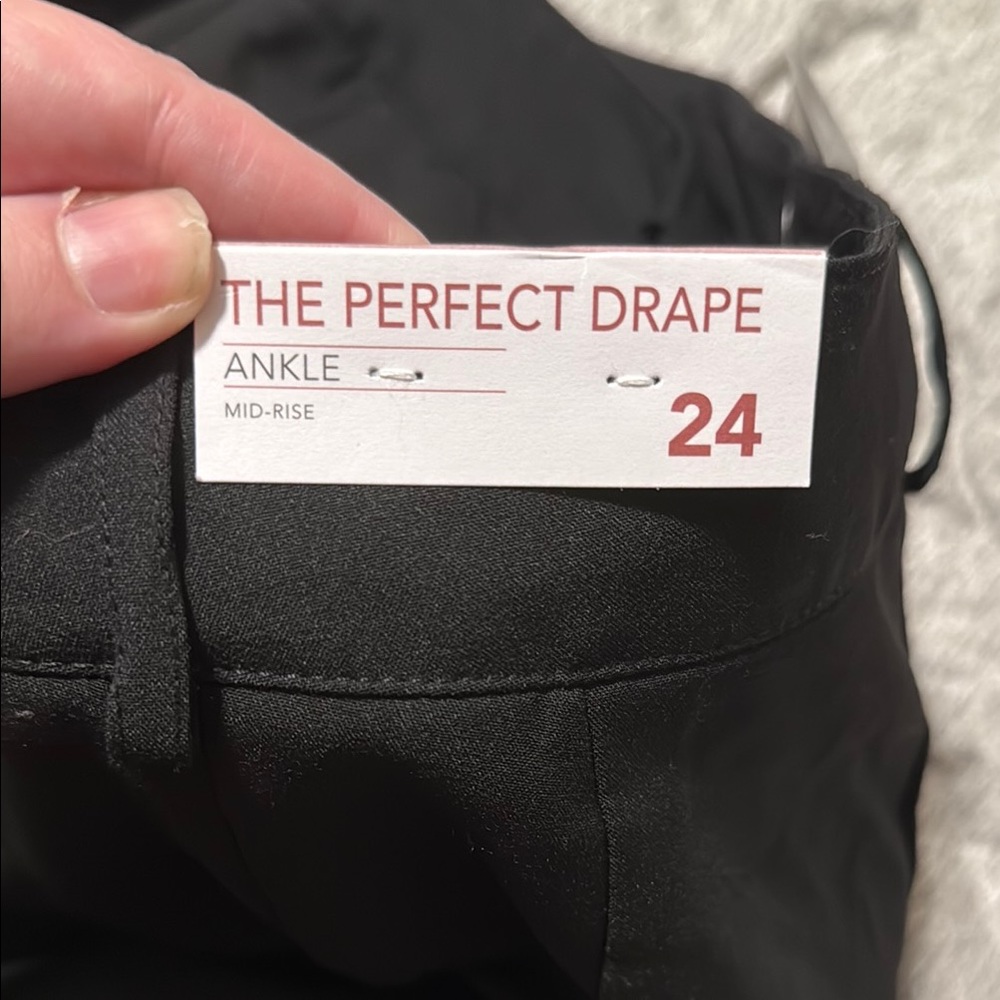 Lane Bryant Black Ankle Cropped Pants - Picture 2 of 5